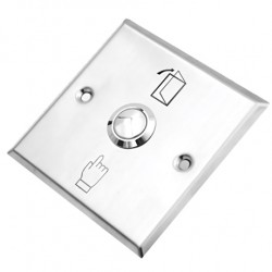 SECUKEY Χωνευτό μπουτόν SCK-CBUTTON2, 3Α, ασημί