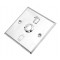 SECUKEY Χωνευτό μπουτόν SCK-CBUTTON2, 3Α, ασημί