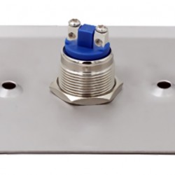 SECUKEY Χωνευτό μπουτόν SCK-CBUTTON2, 3Α, ασημί