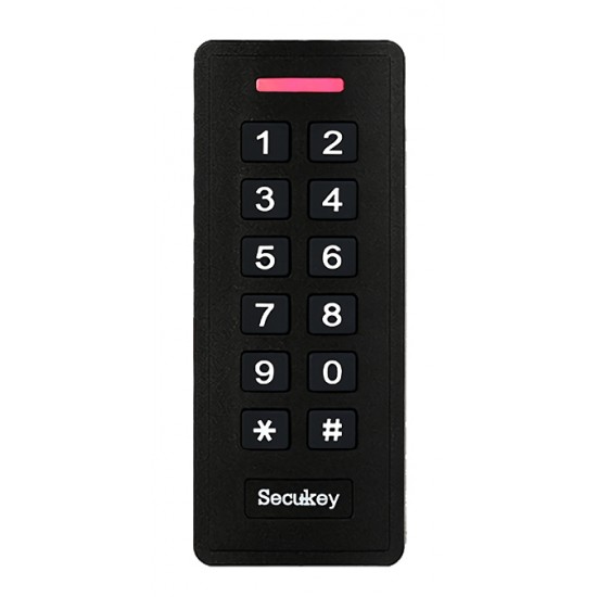 SECUKEY αυτόνομο αδιάβροχο πληκτρολόγιο πρόσβασης SCK-K2-EM, 125KHz
