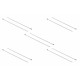 DELOCK μεταλλικός σφιγκτήρας καλωδίων 18770, 500x4.6mm, 10τμχ
