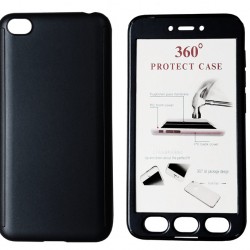 POWERTECH Θήκη Body 360° με Tempered Glass για Xiaomi Redmi Go, μαύρη