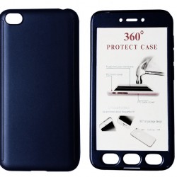 POWERTECH Θήκη Body 360° με Tempered Glass για Xiaomi Redmi Go, μπλε