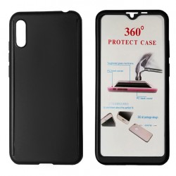 POWERTECH Θήκη Body 360° Tempered Glass, Huawei Y5 2019/Honor 8S, μαύρη