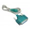 POWERTECH καλώδιο USB 2.0 σε RS232 25pin (F), copper, 1.5m