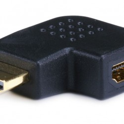 POWERTECH αντάπτορας HDMI CAB-H036, γωνιακός, 90° left