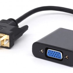 POWERTECH αντάπτορας DVI(M) 24+1 σε VGA(F), 1080p, Active, 0.20, μαύρος