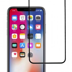 POWERTECH Tempered Glass 5D, Full Glue, για iPhone XR, μαύρο