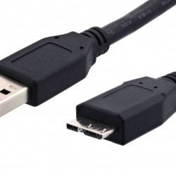 POWERTECH καλώδιο USB σε Micro B USB CAB-U004, 5Gbps, 1.5m, μαύρο