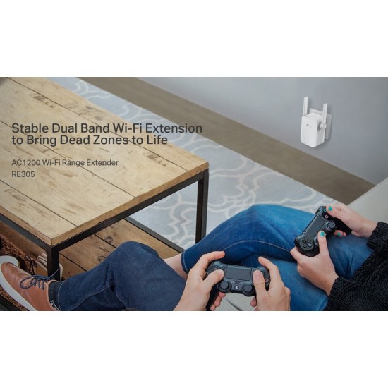 TP-LINK AC1200 Wi-Fi Range Extender RE305, dual band, Ver. 4.0