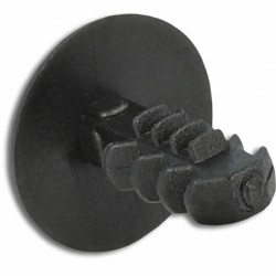 DELOCK Πλαστική τάπα 60188 για κάλυψη οπών, 8.7x9.6mm, μαύρη, 10τμχ