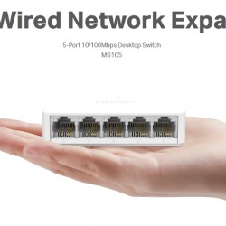 MERCUSYS Desktop Switch MS105, 5x 10/100 Mbps, Ver. 2