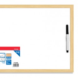 MP Πίνακας λευκός με μαρκαδόρο PT300B, 30 x 40cm