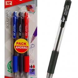 MP σετ στυλό διαρκείας τριών χρωμάτων PE251, 1.0mm, 3τμχ
