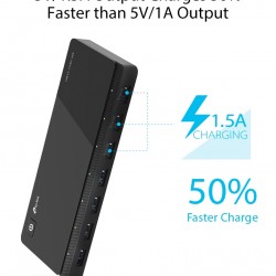 TP-LINK USB hub UH700, 7x θυρών, 5Gbps, 5V/1.5A, USB σύνδεση, μαύρο