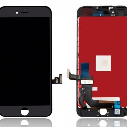 TW INCELL LCD για iPhone 7 Plus, camera-sensor ring, earmesh, μαύρη