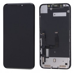 TW INCELL LCD ILCD-017 για iPhone ΧR, camera-sensor ring, earmesh, μαύρη
