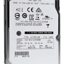 HGST used SAS HDD HUC101212CSS600, 1.2TB, 10K RPM, 6Gb/s, 2.5"