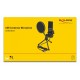DELOCK Mικρόφωνο studio με pop φίλτρο & αντιανέμιο 66331, πυκνωτικό, USB