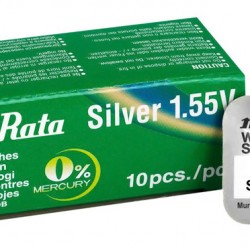 MURATA μπαταρία Silver Oxide για ρολόγια SR41, 1.55V, No 392/384, 10τμχ