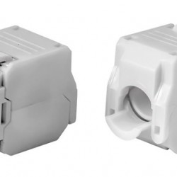 POWERTECH keystone module RJ45 female CAB-N150, Cat.6Α UTP 180°, λευκό