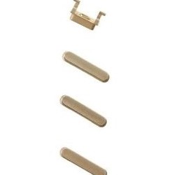 Πλαινά πλήκτρα έντασης/σίγασης για iPhone 6 Plus, Gold