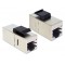 DELOCK Keystone module RJ45 86210, Cat 6 STP, ασημί