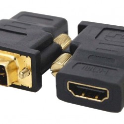 POWERTECH αντάπτορας DVI-I αρσενικό σε HDMI θηλυκό CAB-H056, μαύρος