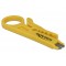 DELOCK Insertion Tool και Cable Stripper 18411, κίτρινο