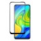 POWERTECH Tempered Glass 5D, full glue, για Xiaomi Redmi Note 9, μαύρο