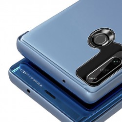 POWERTECH θήκη Clear view MOB-1518, Huawei Y6p, μπλε