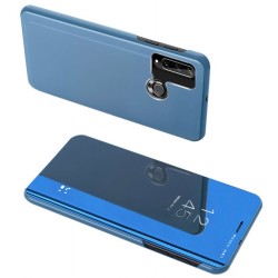 POWERTECH θήκη Clear view MOB-1518, Huawei Y6p, μπλε