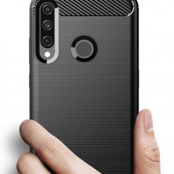 POWERTECH Θήκη Carbon Flex MOB-1524, Huawei Y6p, μαύρη