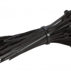 POWERTECH δεματικά καλωδίων TIES-017, 120x3mm, μαύρα, 100τμχ