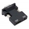 POWERTECH αντάπτορας HDMI σε VGA CAB-H120 με 3.5mm, μαύρος