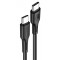 USAMS καλώδιο USB Type-C U43, 5A 100W, PD, 1.2m, μαύρο