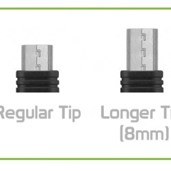 POWERTECH καλώδιο USB σε Micro USB CAB-U129, 8mm tip, 1.5m, μαύρο