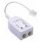 POWERTECH VDSL Splitter με φίλτρο ADSL-06, RJ11, λευκό
