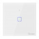 SONOFF smart διακόπτης ΤΧ-T2EU1C, αφής, Wi-Fi, μονός, λευκός