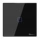 SONOFF smart διακόπτης ΤΧ-T3EU1C, αφής, Wi-Fi, μονός, μαύρος