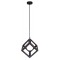 POWERTECH φωτιστικό οροφής HLL-0011, E27, 16x16x16cm, μεταλλικό, μαύρο