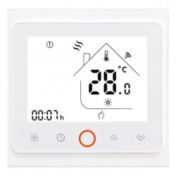 Θερμοστάτης πετρελαίου BHT-002-GB, χωνευτός, λευκός