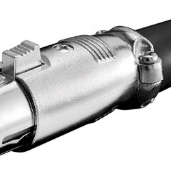 GOOBAY βύσμα μικροφώνου 11223, 3 pin, μεταλλικό