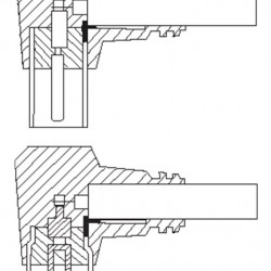 GOOBAY καλώδιο κεραίας αρσενικό σε θηλυκό 11520, γωνιακό, 1.5m, λευκό