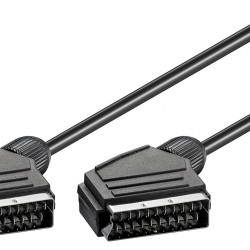 GOOBAY καλώδιο Scart 21pin σε Scart 21pin 11702, 1.5m, μαύρο