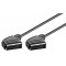 GOOBAY καλώδιο Scart 21pin σε Scart 21pin 11702, 1.5m, μαύρο