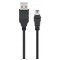 GOOBAY καλώδιο USB 2.0 σε USB mini 50769, copper, 5m, μαύρο