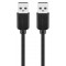 GOOBAY καλώδιο USB 2.0 Type A 93594, copper, 3m, μαύρο