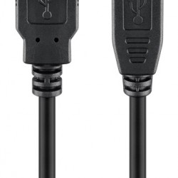 GOOBAY καλώδιο USB 2.0 σε USB Type B 93596, 1.8m, μαύρο