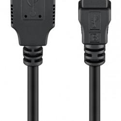 GOOBAY καλώδιο USB 2.0 σε USB Mini 93623, copper, 1.5m, μαύρο